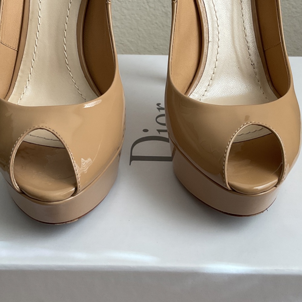 Dior Women's Beige Heels - Picture 13 of 14